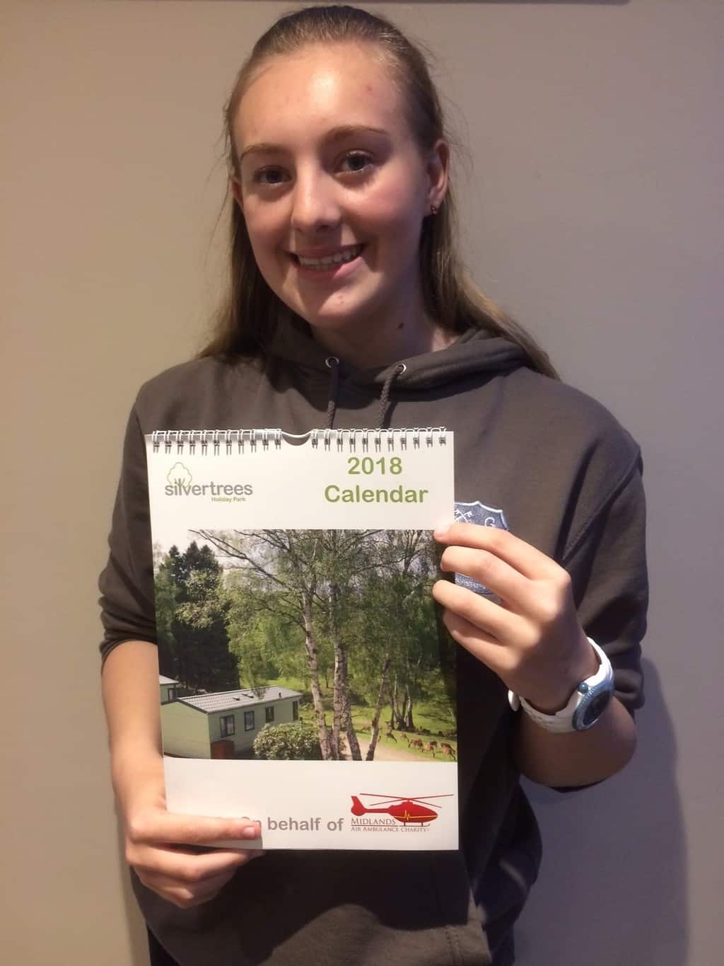 2018 Calendars for sale now at £5.00, for Air Ambulance